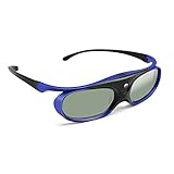 3D-Brille, Universal DLP Active Shutter 3D-Brille 96-144Hz für Acer Viewsonic XGIMI-Projektor Optoma BenQ 3DTV, Batterie 3,7 V 80mAH
