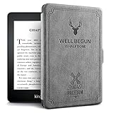 JNSHZ 2021 Amazon Kindle Paperwhite 5 11Th Gen 6.8Inchcover Magnetische Smart Fabric Cover Kindle Paperwhite Signature Edition Hülle, Graues REH