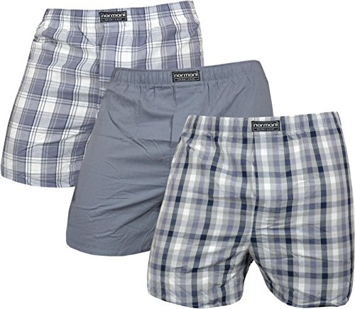 normani 6 x Underwear Boxershorts wählbar Farbe Grau Größe XL