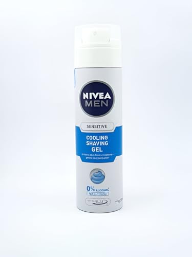 Nivea Shaving Gel 200ML Sensitive Cooling (Pack of 3)