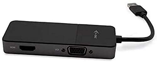 I-Tec USB 3.0 / USB-C Dual HDMI und VGA Video Adapter 1x HDMI 4K 30 Hz 1x VGA 1080p 60Hz