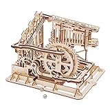 ROKR Zahnrad-Untersetzer Achterbahn-Mechanisches Holz-3D-Puzzlespiel: Alter 14 Plus