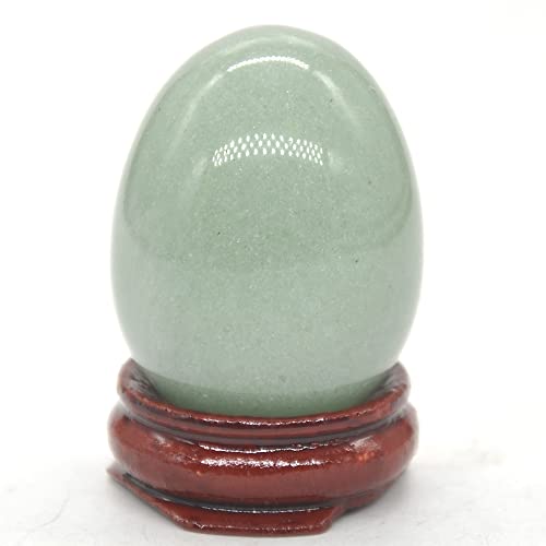 30X40mm Egg Shape Stone Natural Healing Crystal Kegel Massage Accessories Gemstone Reiki Home Decor,Green Aventurine,20 PCS
