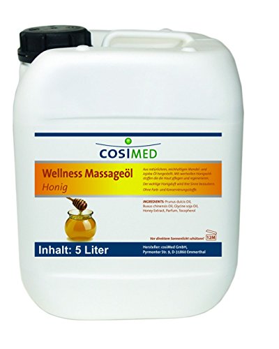 Wellness-Massageöl Honig von cosiMed, 5 Liter