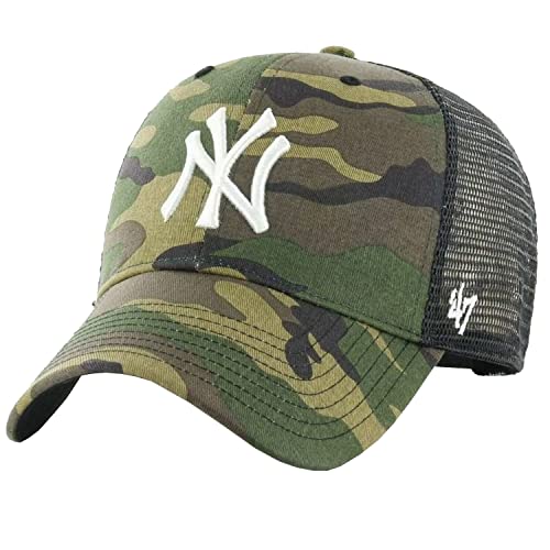 MLB New York Yankees Branson Kids Cap B-CBRAN17GWP-CMF-KID Caps grün Gr. one size Jungen Kinder