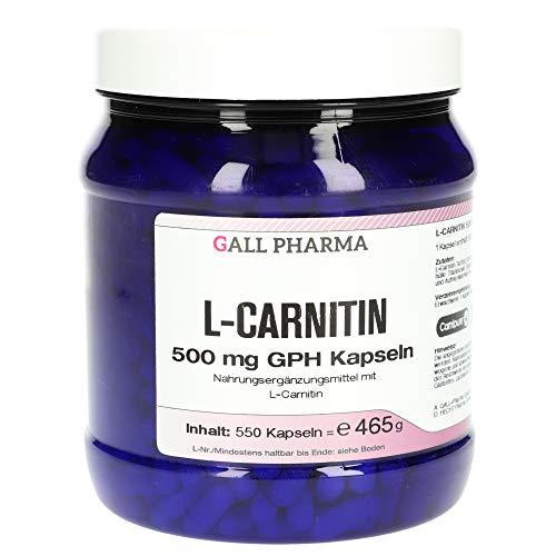 Gall Pharma L-Carnitin 500 mg GPH Kapseln 550 Stück