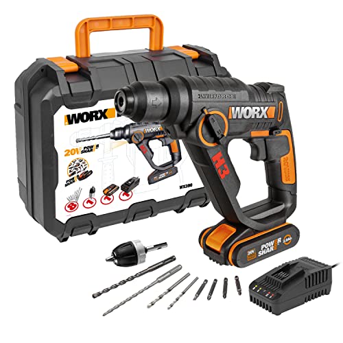 Worx WX390 - H3 (TM) Drill/Atornilllador/hammer 1 Bat. 20V-2,0Ah Li-Ion