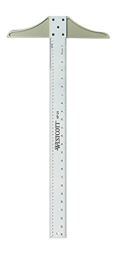 Westcott kalibriert Reißschiene, Aluminium, 61 cm (ap-24)