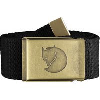 Fjällräven Gürtel Canvas Brass 4 cm, Black, One size