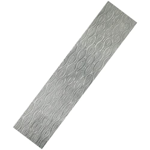 Aibote Handgefertigt VG10 Damaskus Edelstahl Bar für Messer Blanke Klinge Sch muckherstellung Besteckherstellung und für andere Herstellungszwecke (Nebula,220x30x3mm)