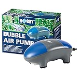 Hobby 00692 Bubble Air Pump 300 / 100 - 300 l, Aquarienluftpumpe, grau-blau