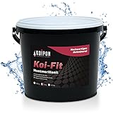 KOIPON Koi-Fit 1 kg Futteraufwertung für Koifutter und Goldfischfutter, Montmorrilonit Premium-Mineral zur Farbentwicklung und Gesunderhaltung von Fischen