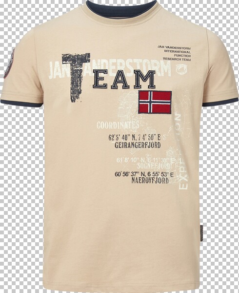 T-Shirt SÖLVE Jan Vanderstorm beige