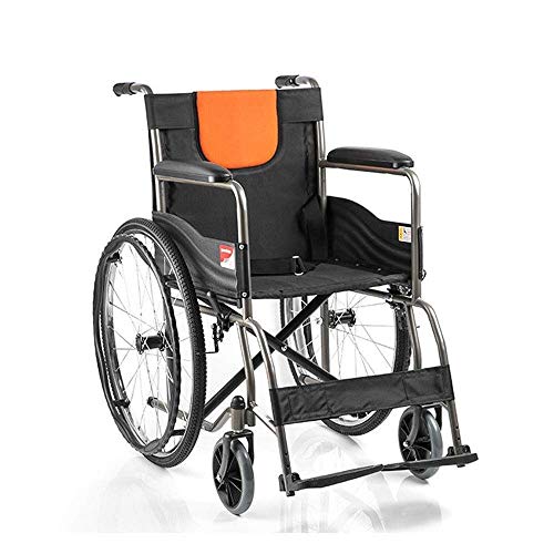 Rollstuhl-Handbuch, zusammenklappbarer tragbarer Seniorenwagen für zu Hause, selbstfahrend, tragbar