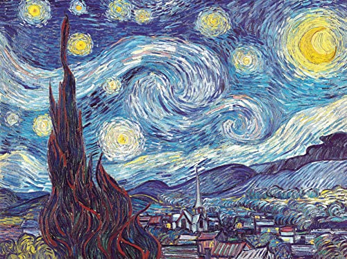 Pintoo - H2147 - Vincent Van Gogh - Die Sternennacht, Juni 1889-1200 Teile Kunststoffpuzzle