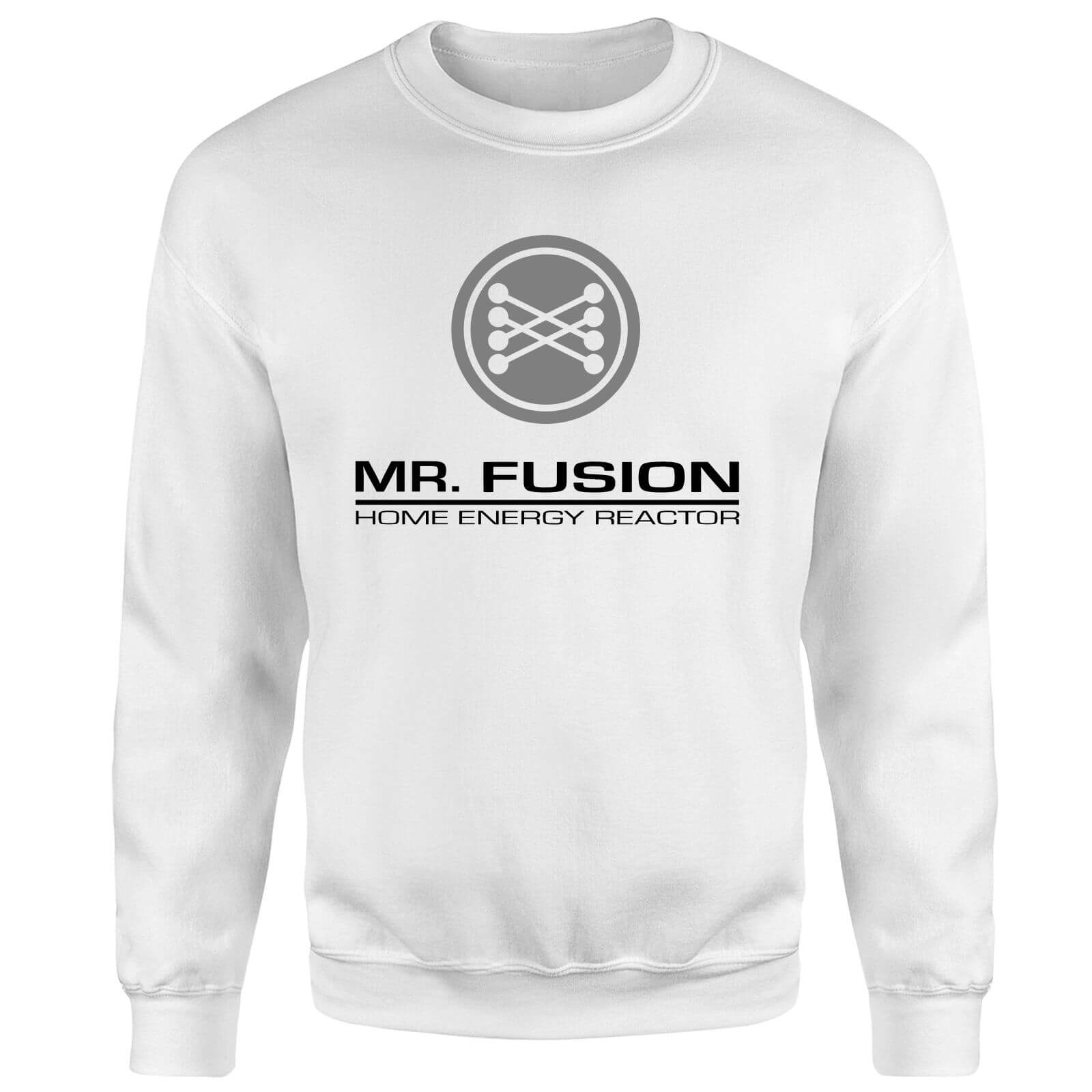 Zurück In Die Zukunft Mr Fusion Pullover - Weiß - L 4
