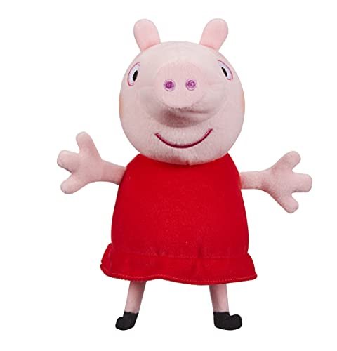 Peppa Pig Giggle and Snort Soft Toy, Squeeze Peppa’s Tummy, Classic Styling, and Measures 20 cm Tall