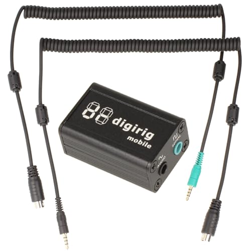 Minadax DIGIRIG Mobile KIT | Revolutionäres Digital-Interface für Amateurfunk, kompatibel mit Yaesu FT-8xx + Kabel Set - Logic Levels(Default)
