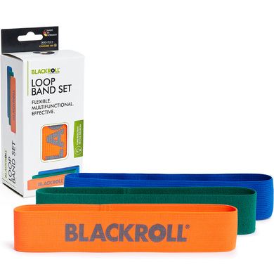 BLACKROLL® BAND - Fitnessbänder. Trainigsbänder in verschiedenen Widerstandsstärken (leicht - mittel - stark - extrem) für eine stabile Muskulatur. Einzeln oder im Set in verschiedenen Farben