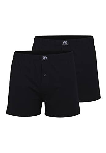 Ceceba Herren Boxershorts Shorts, 2er Pack, Schwarz (black 9000), 3XL (Herstellergröße: 9)