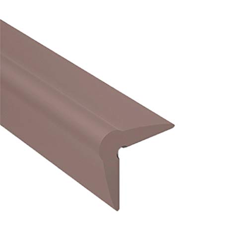 AnSafe Kantenschutz Gummi,Silikagel 50 Cm X 2 Stück Tisch Verhindern Stößen Schützen Kinder (4 Farben Optional) (Color : Brown)