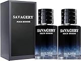 flysmus Savagery Pheromone Men Perfume, Parfüm Köln für Männer, Pheromone Köln für Männer locken Frauen, Pheromone Parfüm Spray für Männer, Lure Köln für Männer, Men's Pheromone Köln (2PCS50ml)