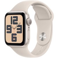 Apple Watch SE (2. Gen) GPS 40mm Alu Polarstern Sportarmband Polarstern - S/M