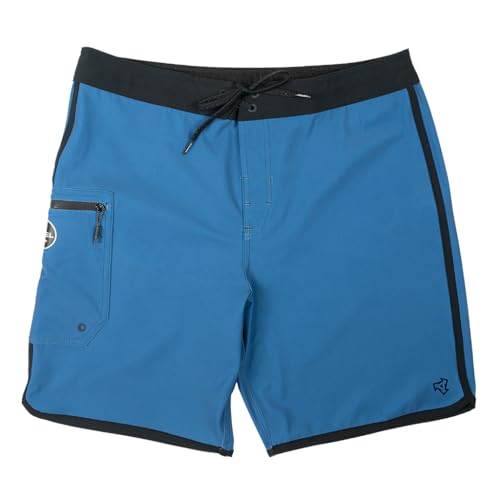 Xcel Mens Infiniti XR 19" Boardshorts M1312INED - Sea Blue/Black Mens Board Shorts - 34
