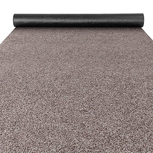 ANRO Fußmatte Schmutzfangmatte Teppich Läufer Sauberlaufmatte Indoor Outdoor Flur Eingang Poet Beige 100x220cm