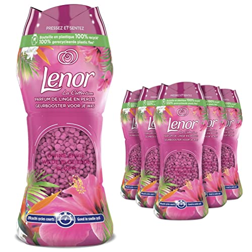 Lenor Divine Envie Wäscheduft aus Perlen, 96 Waschgänge (224 g x 6), für einen frischen Wind nach dem Waschen