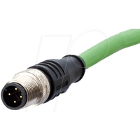 METZ Connect 142 m1d10010 1 m CAT5E grün Netzwerk-Kabel – Netzwerk-Kabel (1 m, Cat5e, M12, grün)