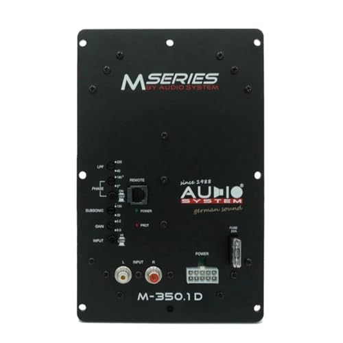 Audio System M-350.1 D 1-Kanal Mono Digital Verstärker 350 Watt RMS