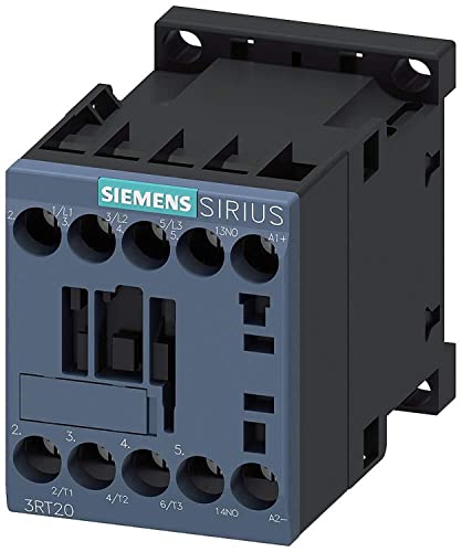 Siemens 3RT2015-1BB41 Schütz 3 Schließer 3 kW 24 V/DC 7 A mit Hilfskontakt 1 St.