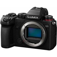 Panasonic Lumix DC-S5 - Digitalkamera - spiegellos - 24.2 MPix - Vollbild - 4K / 60 BpS - nur Gehäuse - Wi-Fi, Bluetooth - Schwarz (DC-S5E-K)