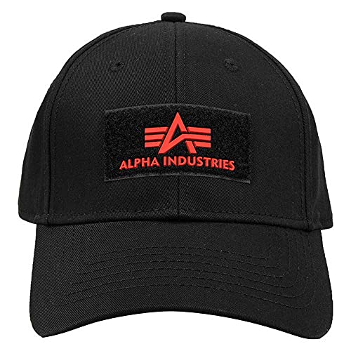 Alpha Industries Basecap VLC II (Black/red)