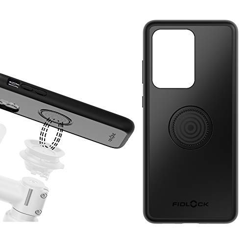 Fidlock Vacuum Phone case für Samsung Galaxy S20 Ultra Handyhülle mit Magnet Magnethalterungen am Fahrrad Büro Auto Alltag Schutzhülle Handy