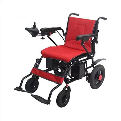 Leichter Faltender Elektrischer Rollstuhl, Deluxe Faltbarer Faltbarer Energie-Kompakt-Mobilitätshilfe-Rollstuhl, Doppelte Batterie, Längster Antriebs-Leistungs-Rollstuhl