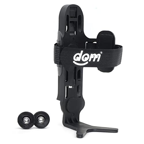 Monkii DOM Fahrrad-Wasserflaschenhalterung, Clip-Halterung für Brompton, zusammenklappbar, universal, Fahrradzubehör, Vogelflasche (schwarz)