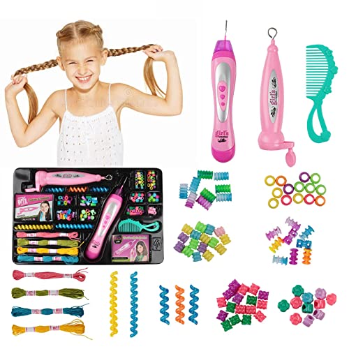 Abbto Haarflechtmaschine - Handhaarflechtmaschine | DIY Haarstyling-Werkzeuge, Haardrehmaschine, Frisur-Werkzeuge, Spielzeug-Set, Geschenke für Mädchen