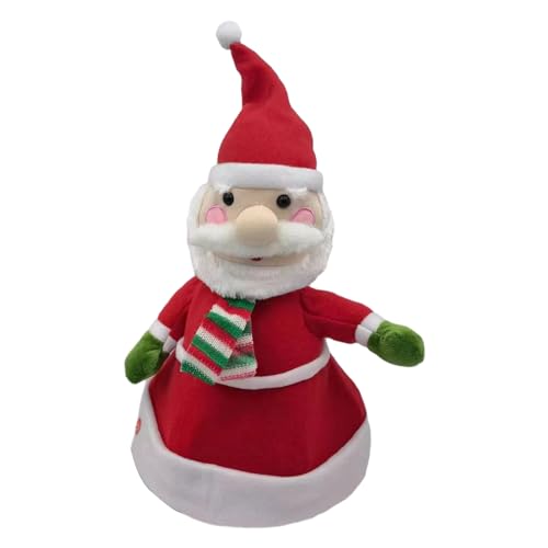 Umifica Swinging Santa Hat Santa Hat Decoration Plush Singing Toy | Kids Party Headwear for Parties, Christmas Activities, Family Gatherings, Stage