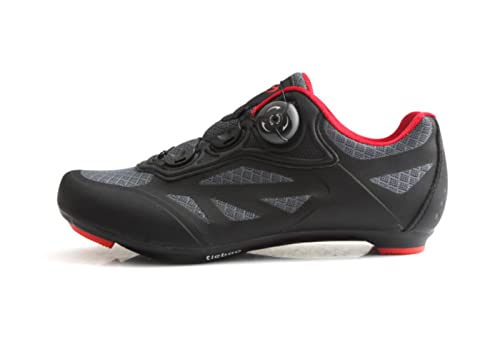 Msport Rennrad Fahrradschuhe Rennradschuhe Atmungsaktive Look SPD-kompatible Fahrradschuhe Herren/Damen - Grau 43 EU