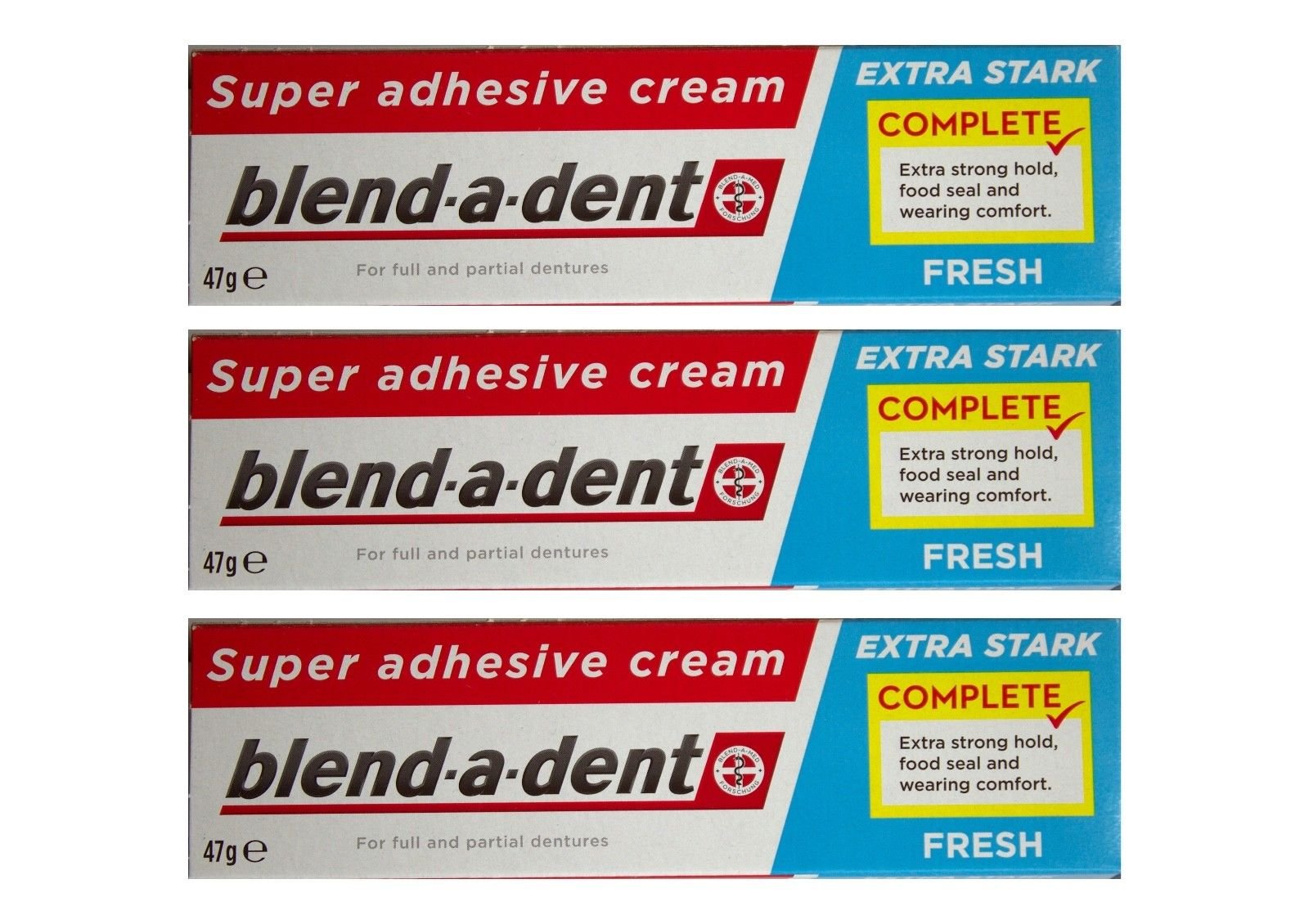 3x blend a dent Complete Extra Stark Frisch 47g Tragekomfort