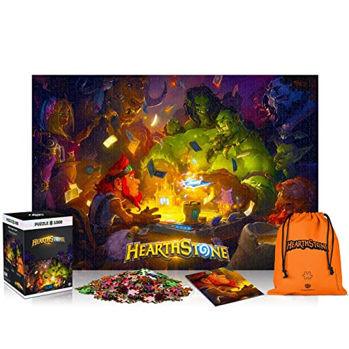Good Loot Hearthstone: Heroes of Warcraft - Puzzlespiel mit 1.000 Teilen und den Maßen 68cm x 48cm | inklusive Poster und Tasche | Spiel-Artwork für Erwachsene und Teenager