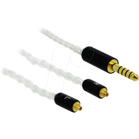 Delock Audio Kabel 4,4 mm 5 Pin Klinkenstecker zu 2 x MMCX Stecker 1,20 m