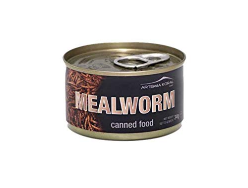Artemia Konservierte Mehlwürmer Canned Mealworms Regular 34 g Dose 15151 (10-TLG.Set)