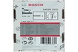 Bosch Professional 5000x Senkkopf-Stift SK50 16G (1.2/18 g, 2.0x1.00x25 mm, Verzinkt, Zubehör für Nagelpistolen, Druckluftnagler)