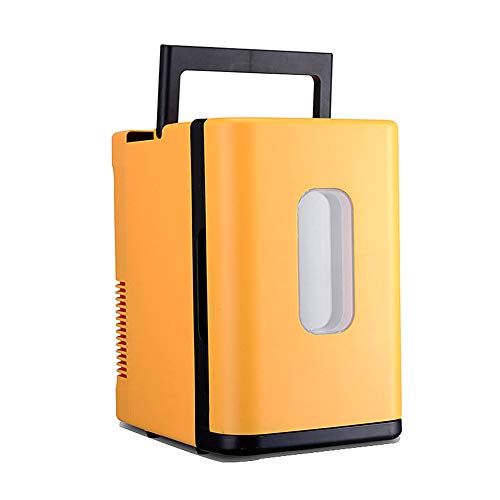 PLUS PO Kühlbox Elektrisch Kühlbox Auto Elektrische Kühlbox Camping Kühlschrank für Auto Elektrische Kühlboxen für Camping Im Autokühlschrank 12v Kühlbox yellow