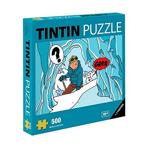 Moulinsart Tintin Puzzle, The Tibet Cave + Poster 66,5x50cm 81553 (2022)