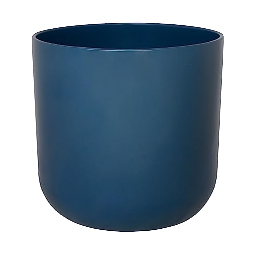 Ivyline Übertopf, Keramik, Marineblau, H 20,5 x T 20,5 cm