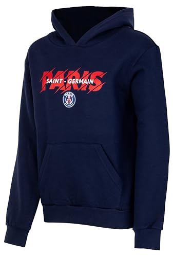 Paris Saint-Germain Sweatshirt mit Kapuze, Motiv PSG, offizielle Kollektion, Kindergröße 12 Jahre
